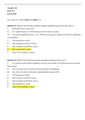 Central Texas - CHEM 120: CHEMISTRY 120 EXAM 3A FEB 26 2020