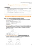 Toegepaste Methoden en Statistiek - Samenvatting (2021); 9 gehaald