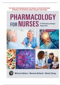 TEST BANK FOR PHARMACOLOGY FOR NURSES: A PATHOPHYSIOLOGIC APPROACH, 7th EDITION BY ADAM, HOLLAND, AND CHANG