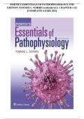 PORTH'S ESSENTIALS OF PATHOPHYSIOLOGY 5TH EDITION TOMMIE L NORRIS TESTBANK/ALL CHAPTER 1-52 |COMPLETE GUIDE 2024 