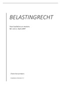 Samenvatting Belastingrecht Bachelors Masters 2021-2022, Compliance semester 3.1 leerjaar 3 