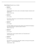 THEO 104 Spring 2020 THEO 104 Quiz 8