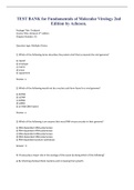 TEST BANK for Fundamentals of Molecular Virology 2nd Edition by Acheson.