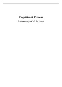 COGNITION & PROCESS Lecturenotes & Practice questions