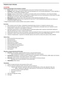 NURSE-UN 1225 - Pediatrics Exam 3 Study Guide.