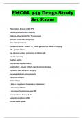 PMCOL 343 Drugs Study Set Exam 