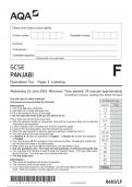 AQA GCSE Panjabi8683 LF question paper Panjabi  12June 2024