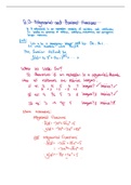 Class notes Precalculus (Math1113) 