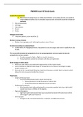 NURSING Med Surg 2: MED SURG EXAM 2 PND400 EXAM #2 Study guide