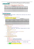 NUR 4120 Cardiac Dysrhythmia Management & Pacemakers STUDY  GUIDE