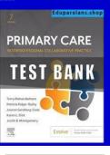 COMPLETE TEST BANK For Primary Care: Interprofessional Collaborative Practice 7th Edition by Terry Mahan Buttaro||ISBN NO:10,0323935842||ISBN NO:13,978-0323935845||All Chapters 1-228||ultimateGuide A+