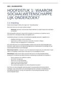 Allesomvattende samenvatting METHODOLOGIE VAN DE SOCIALE WETENSCHAPPEN, ISBN: 9789038224251  Methodologie van de sociale wetenschappen  (B-KUL-S0A18A)