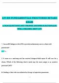 ATI RN FUNDAMENTALS PROCTORED RETAKE  EXAM Actual NGN Questions and Answers & Rationales, 100% Verified Answers