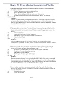 Chapter 58- Drugs Affecting Gastrointestinal Motility