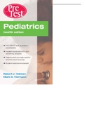 PEDIATRICS PRETEST SELF-ASSESSMENT AND REVIEW, TWELFTH EDITION BY ROBERT YETMAN, MARK HORMANN