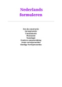 Nederlands Formuleren