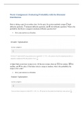 MATH 225N Week 4 Assignment; Evaluating Probability With the Binomial Distribution.