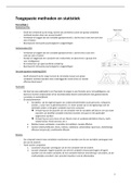 Samenvatting ALLE STOF Toegepaste Methoden en Statistiek