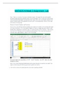 MATH225 Week 5 Lab Assignment / MATH 225N Week 5 Lab Assignment / MATH 225 Week 5 Lab Assignment / MATH225N Week 5 Lab Assignment (Latest, 2021): Chamberlain College of Nursing |100% Correct Q & A, Download to Secure HIGHSCORE|