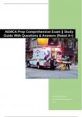 AEMCA Prep Comprehensive Exam || Study Guide With Questions & Answers (Rated A+)