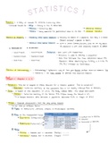 Statistics 1 / Statistiek 1 - English Summary - VU Psychology Year 1