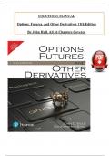 Solution Manual for Options, Futures, and Other Derivatives 11th Edition By John Hull, ISBN: 9789392970962, All 36 Chapters Covered, Verified Latest Edition