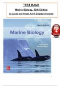 Test Bank for Marine Biology, 12th Edition by Castro and Huber, ISBN: 9781266150814, All 18 Chapters Covered, Verified Latest Edition