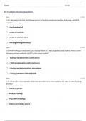 USNSCC Petty Officer 1st Class #3 Questions & Answers Verified 100% Correct!!