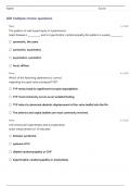 ARDMS Echo RDCS Board Registry Practice Test Questions With Complete Solutions, GRADED A+