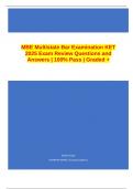 MBE Multistate Bar Examination KET 2025 Exam Review Questions and Answers | 100% Pass | Graded +