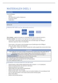 Samenvatting  + voorbeeldvragen Materialen 1