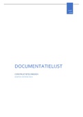 Documentatielijst Constructietechnieken