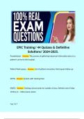 EPIC Training/ 44 Quizzes & Definitive Solutions/ 2024-2025. 