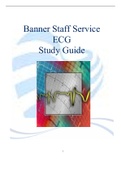 Banner Staff Service ECG STUDY GUIDE | (Cardiac electrophysiology, junctional rhythm, ventricular tachycardia, Ventricular fibrillation).