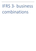 IFRS 3 business combinations