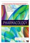 Test Bank for Pharmacology: A Patient-Centered Nursing Process Approach, 11th Edition by McCuistion, Vuljoin-DiMaggio, Winton, and Yeager