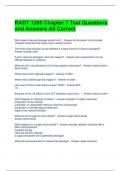 RADT 1200 Chapter 7 Test Questions and Answers All Correct 