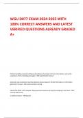 WGU D077 EXAM 2024-2025 WITH  100% CORRECT ANSWERS AND LATEST  VERIFIED QUESTIONS ALREADY GRADED  A+