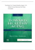 TEST BBANK- TOUHY EBERSOLE AND HESS' TOWARD HEALTHY AGING 11TH EDITION ( LATEST EDITION) 