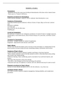 NURSING 1 EXAM 1 STUDY GUIDE