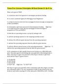 Texas Pre-License Principles Of Real Estate II: Qs & As