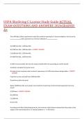 USPA Skydiving C License Study Guide ACTUAL EXAM QUESTIONS AND ANSWERS 2024   GRADED A+