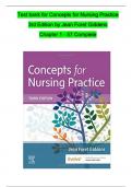 Test Bank for Concepts for Nursing Practice 3rd Edition By Jean Foret Giddens Chapter 1-57 Complete Guide A+