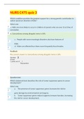 Western Governors University> NURS C475 quiz 3 (answered and explained)2021