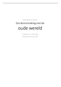 Samenvatting Een kennismaking met de oude wereld, ISBN: 9789046905876  Oude Geschiedenis (112110016Y)