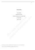 Project Outline Taylor Murphy Rasmussen University NUR2214: Nursing Care of the Older Adult Dr. Julie Alban May 25th 2021