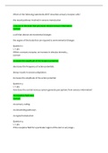 Topic 5 Practice Test: Nervous System, Sensory Physiology.Answers Included!: Human Physiology Fall 2021 CU Denver. Dr. Laurel Beck