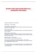 EXAM 2 EDF 6223 EXAM WITH ALL ANSWERS PROVIDED