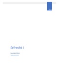 Samenvatting Handboek Erfrecht, ISBN: 9789013154290  Erfrecht I