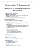 samenvatting orthopedagogie